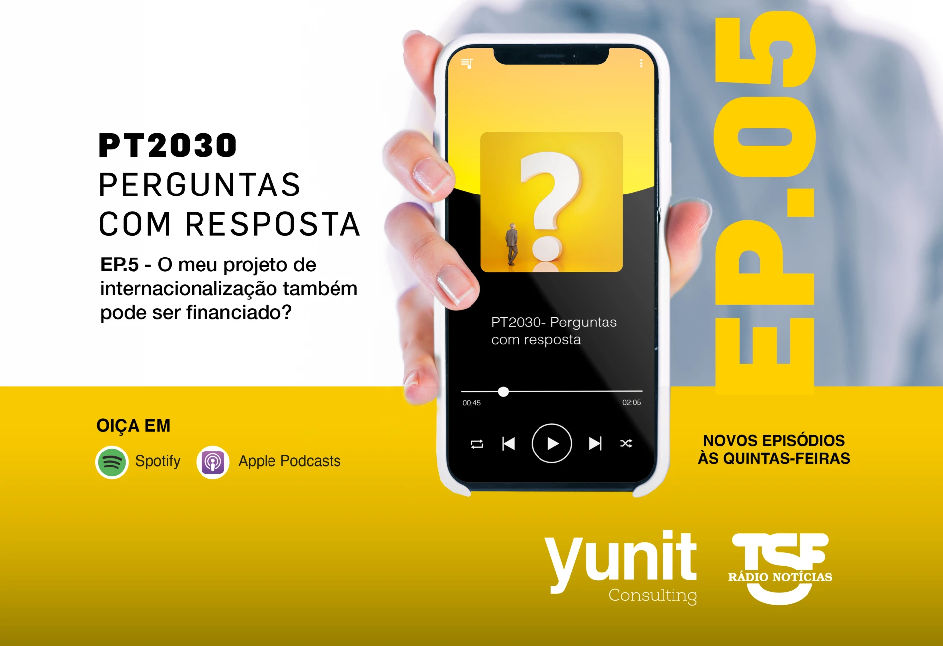 Oiça o 5º episódio – Podcast “PT2030: perguntas com resposta” – Internacionalização