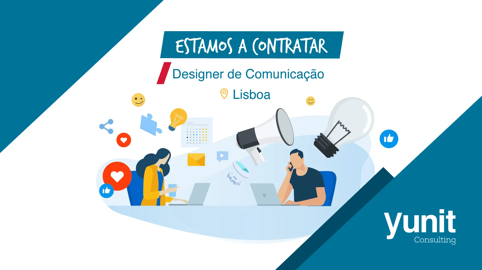 Estamos a recrutar: Designer de Comunicação | Lisboa - Disponibilidade Imediata
