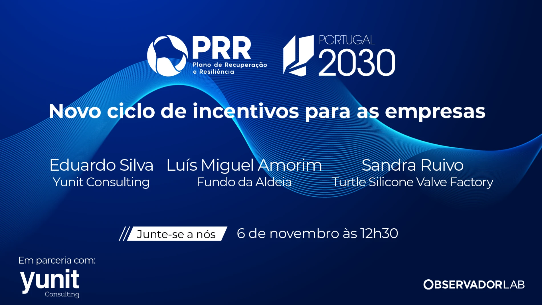Webinar Yunit e Observador: PRR e PT2030