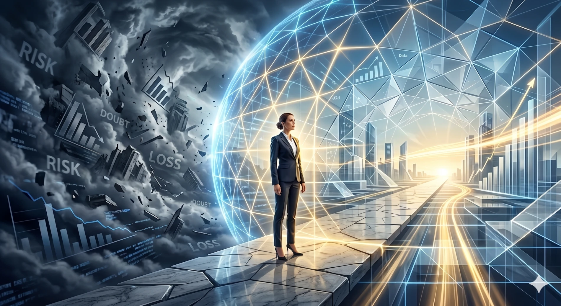 Reducing the cost of uncertainty will be the real challenge of AI&sup2;