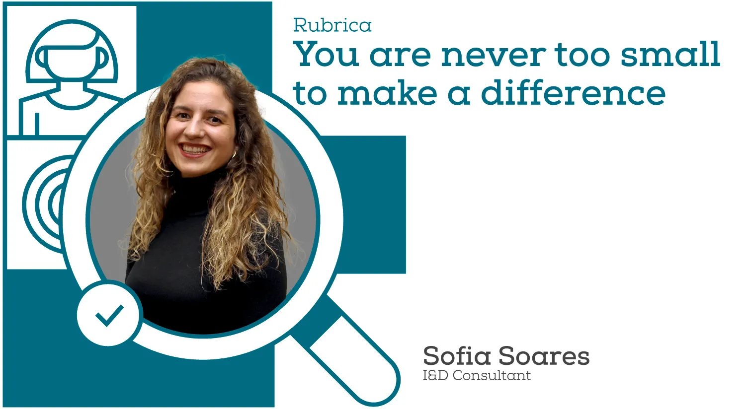 You are never too small to make a difference: Sofia Soares