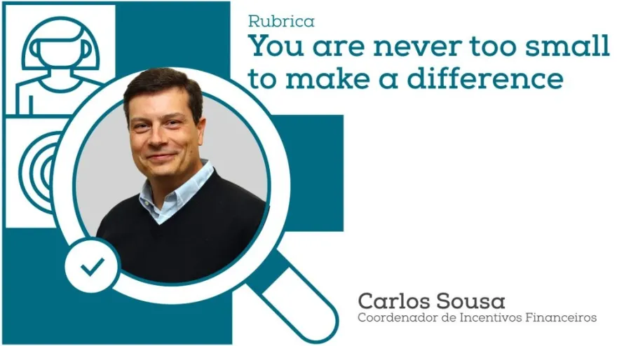 You are never too small to make a difference: Carlos Sousa
