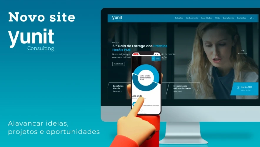 Alavancar ideias, projetos e oportunidades é o propósito do novo site da Yunit